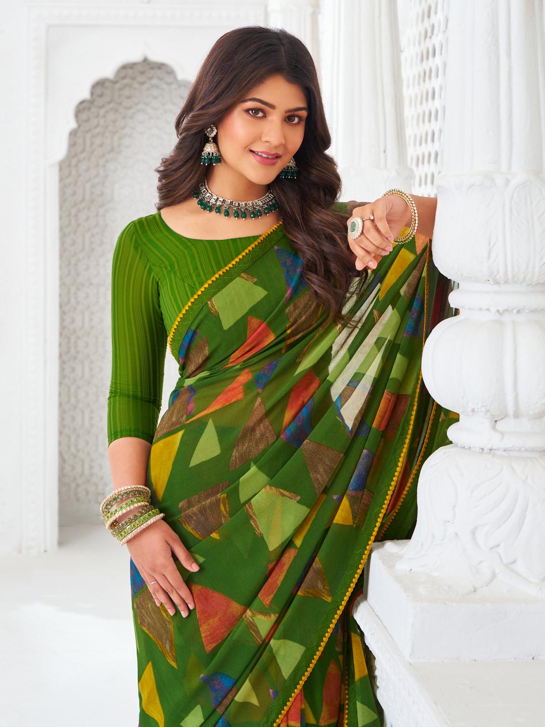 office wear modern saree