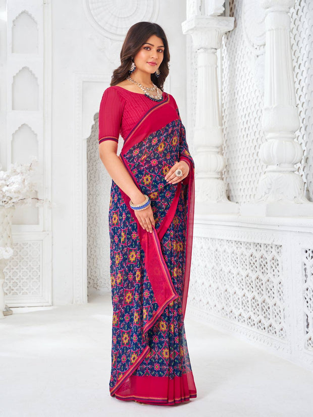 modern designer saree
