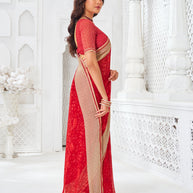 classic floral designer saree 