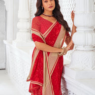 elegant party wear saree 