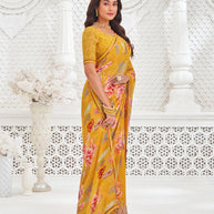 elegant festive designer saree
