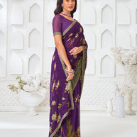  elegant festive designer saree