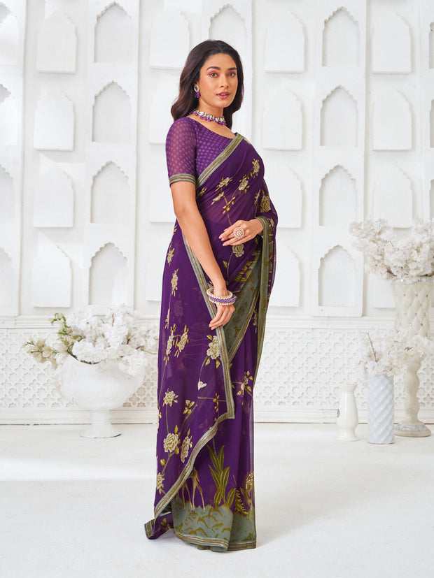  elegant festive designer saree