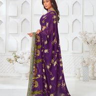 lightweight party wear saree