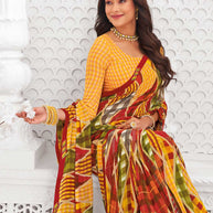 stylish daily wear printed saree