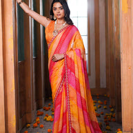 Laxmipati JAMUN 7908 Chiffon Multicolor Sarees