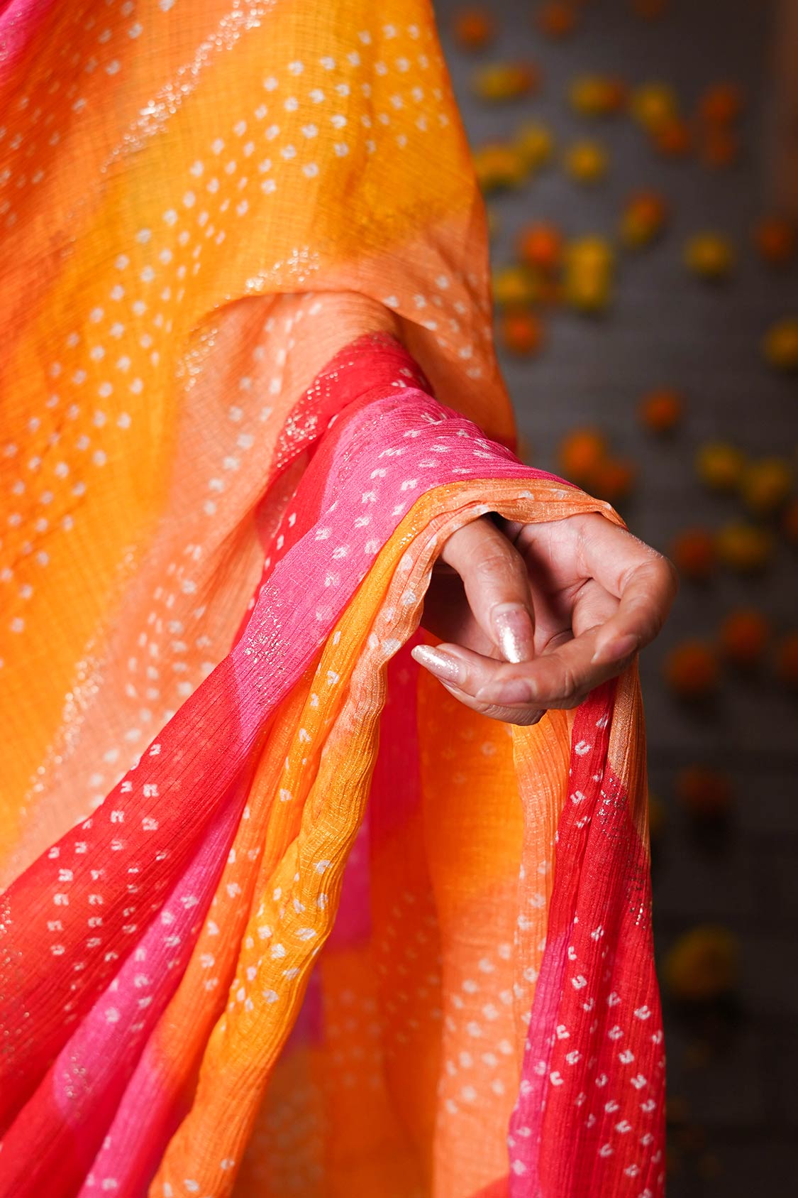 Laxmipati JAMUN 7908 Chiffon Multicolor Sarees