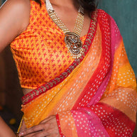 Laxmipati JAMUN 7908 Chiffon Multicolor Sarees
