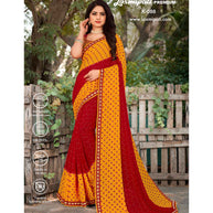 Laxmipati Mahek K-088 Georgette Multicolor Saree