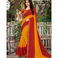 Laxmipati Mahek K-090 Georgette Multicolor Saree