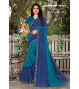 Laxmipati Mahek K-092 Georgette Multicolor Saree