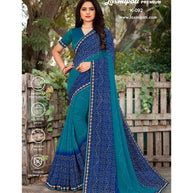 Laxmipati Mahek K-092 Georgette Multicolor Saree