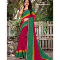 Laxmipati Mahek K-093 Georgette Multicolor Saree