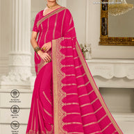 Laxmipati 9Color K-143 Silk Base Pink Saree