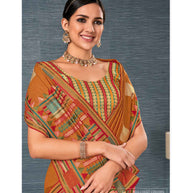 Laxmipati Nayantara  K-173 Silk Zari Butta  Mustard Saree