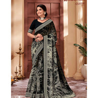 Laxmipati POSHAK K-309 Tissue Black Saree