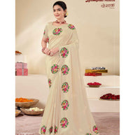 Laxmipati POSHAK K-314 Jugnu Silk Chikoo Saree