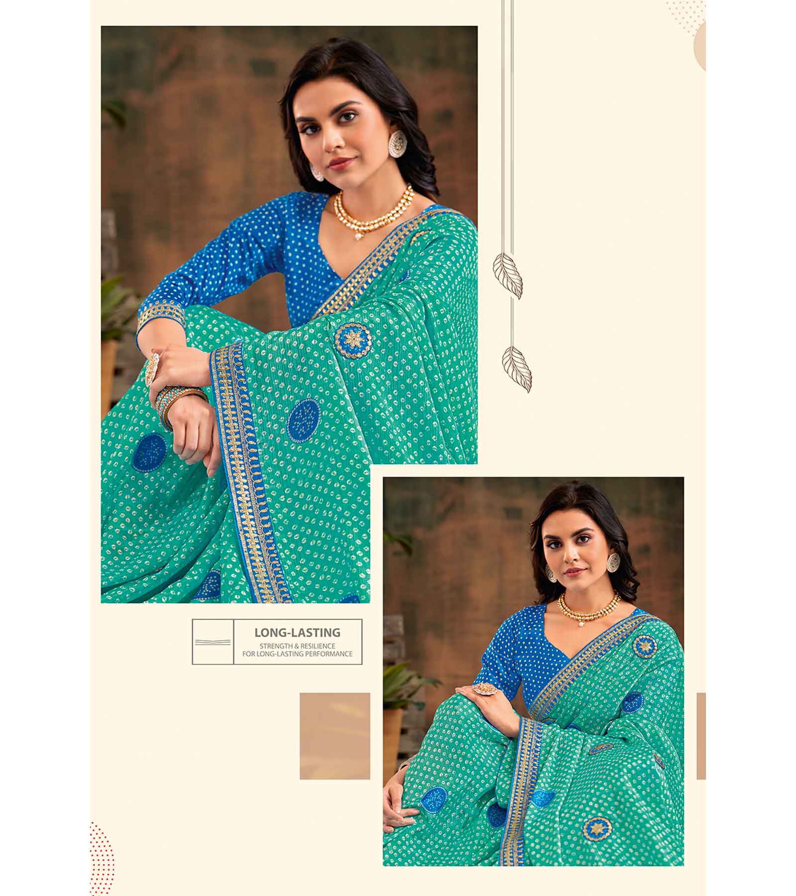 Laxmipati Prem Varsha K-373 Satin Chiffon Sky Blue Saree