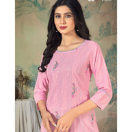Laxmipati Ganga  Cotton Base Prony Straight Cut Kurti