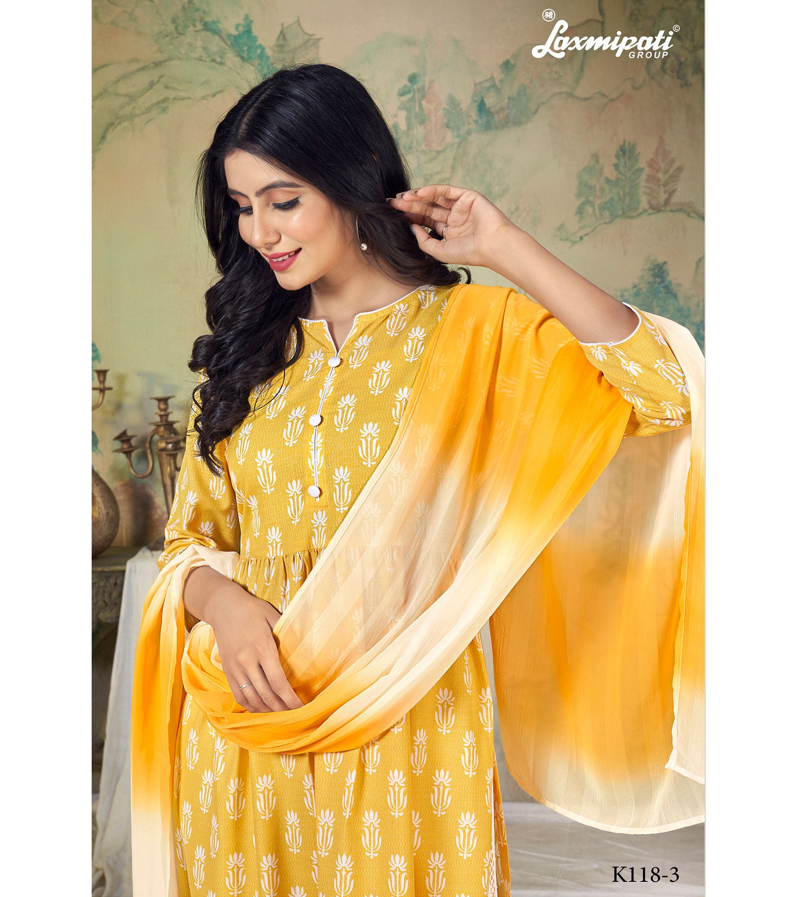 Laxmipati Georgette Printed Saree at Rs.1663/Piece in surat offer by  Laxmipati Sarees