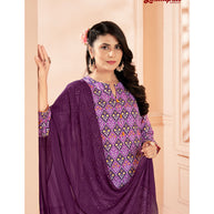 Laxmipati Spun Cotton Base Multicolor Printed Straight Cut Kurti With Pant & Dupatta