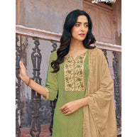Laxmipati  Spun Base Fabric Straight Cut Kurti With Pant & Dupatta