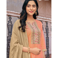 Laxmipati  Spun Base Fabric Straight Cut Kurti With Pant & Dupatta