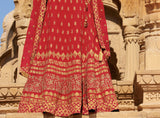 Laxmipati LH-002 Red Bridal Lehenga