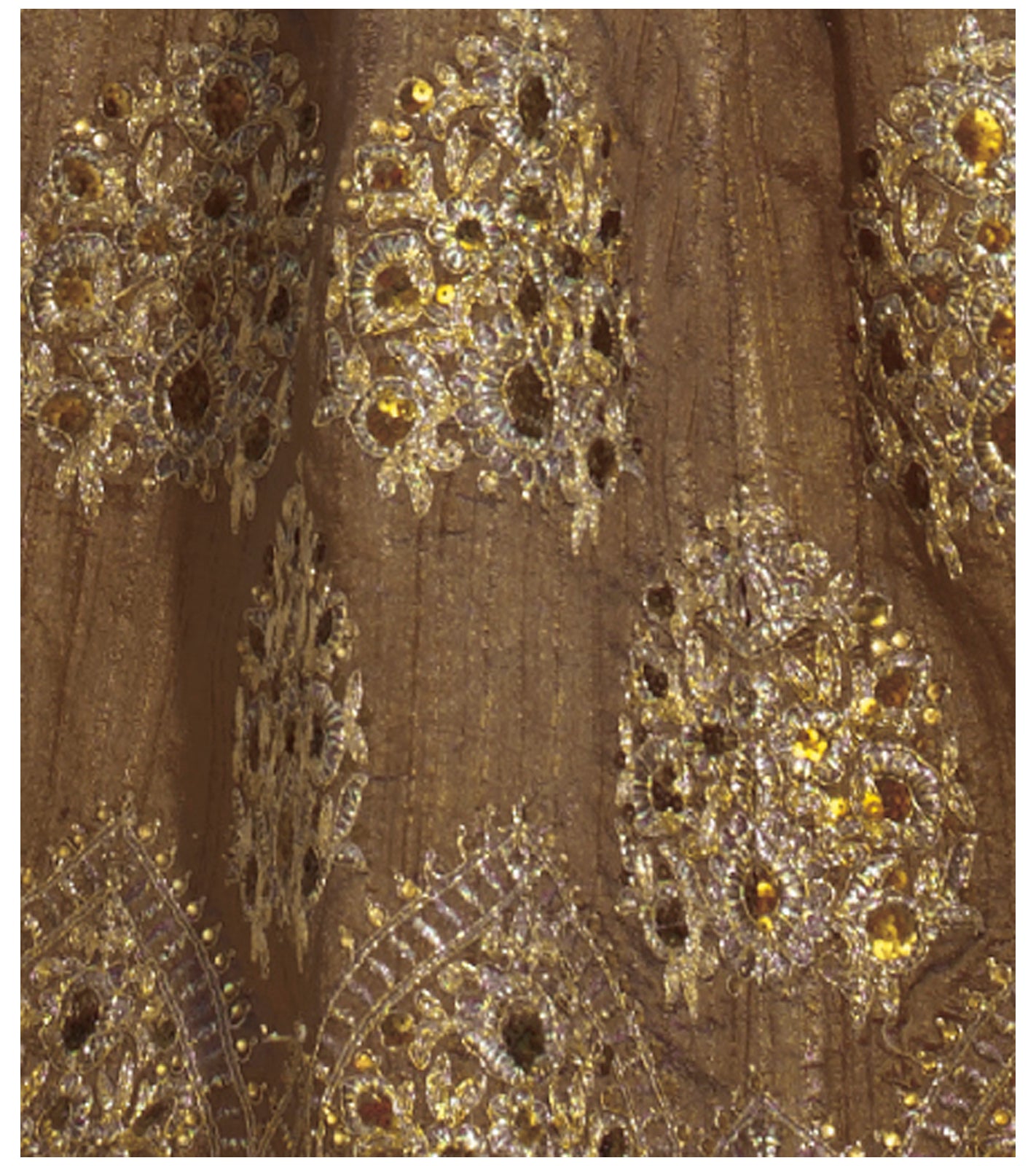 Laxmipati LH-003 Brown Bridal Lehenga