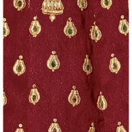Laxmipati LH-004 Maroon Bridal Lehenga