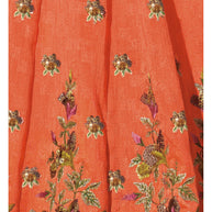 Laxmipati LH-008 Vibrant Orange Lehenga