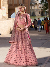 Laxmipati LH-011 Pink Perfection Bridal Lehenga