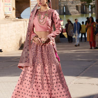 Laxmipati LH-011 Pink Perfection Bridal Lehenga