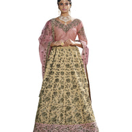Laxmipati LH-013 Elegant Cream Lehenga