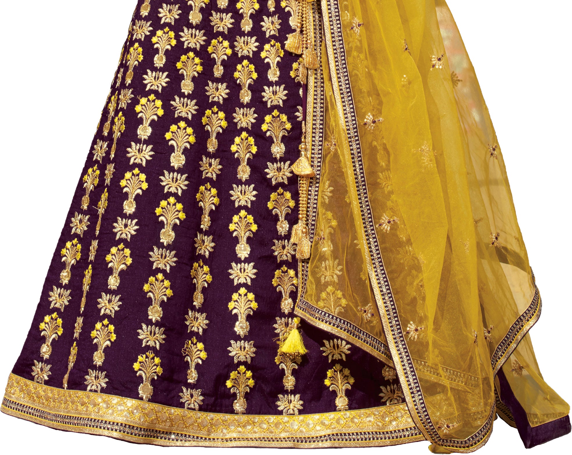 Laxmipati LH-030 Royal Purple Lehenga