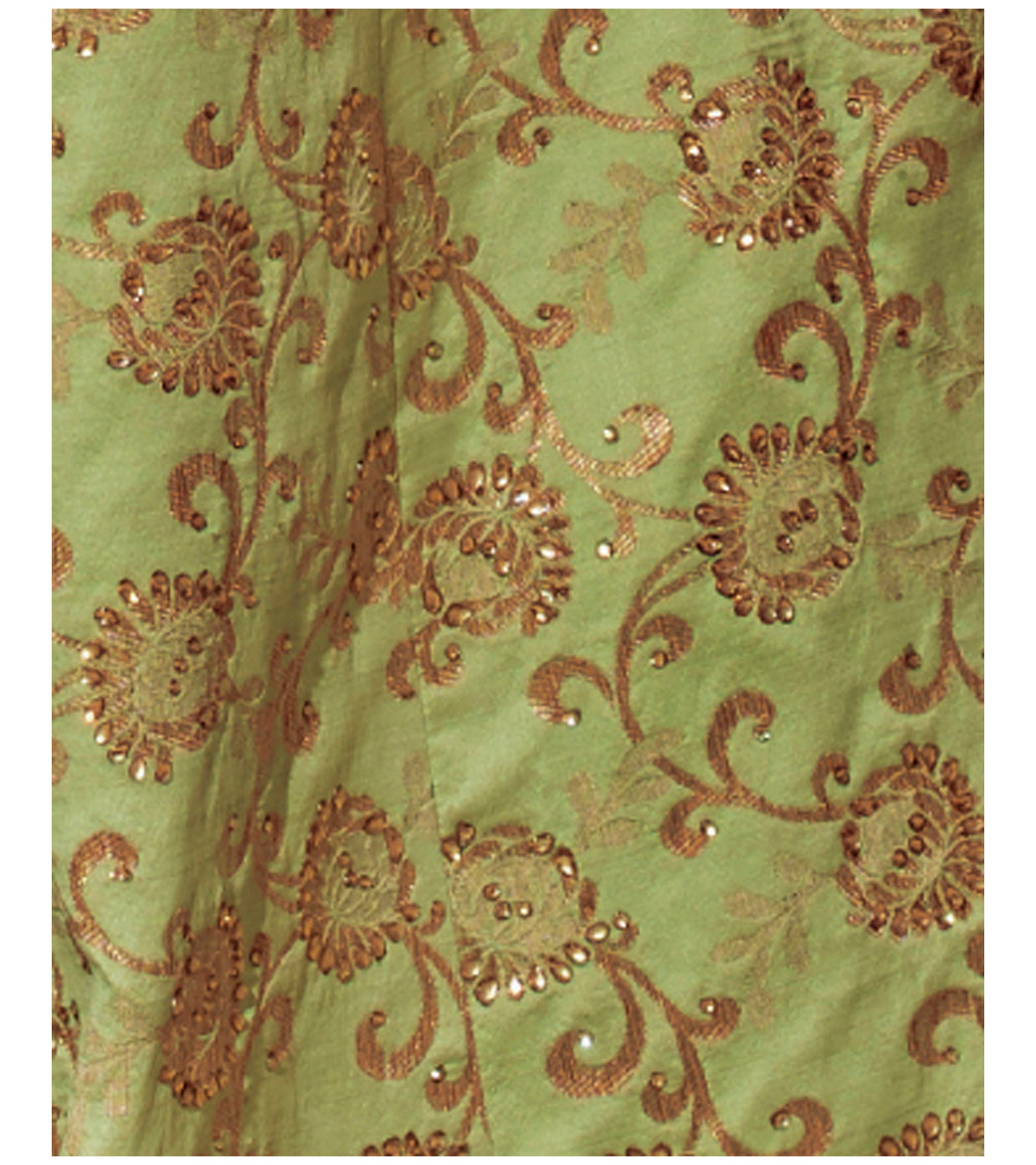 Laxmipati LH-032 Olive Green Bridal Lehenga