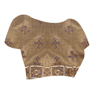 Laxmipati LH-033 Blue & Brown Fusion Lehenga