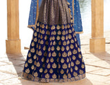 Laxmipati LH-036 Serene Blue Bridal Lehenga