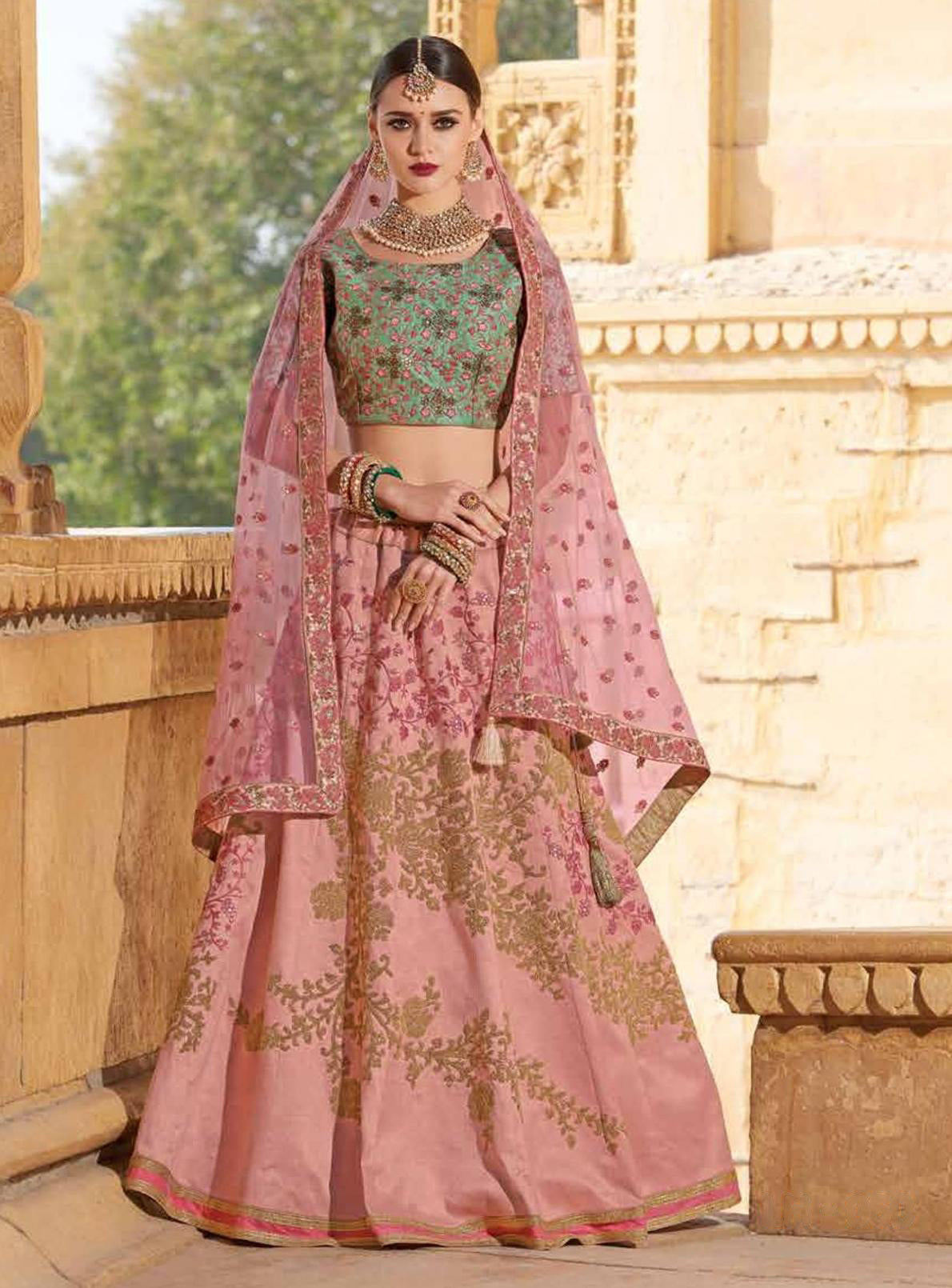 Laxmipati Lehenga LH-050 Pink Paradise