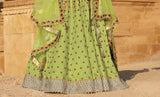 Laxmipati LH-054 Lush Green Lehenga