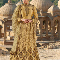 Laxmipati LH-057 Regal Gold Lehenga