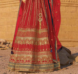 Laxmipati LH-058 Royal Red Lehenga