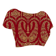 Laxmipati LH-100 Pearl Red Lehenga