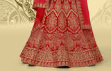 Laxmipati LH-060 Embroidered Red Lehenga