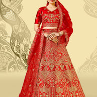 Laxmipati LH-063 Spark Red Lehenga