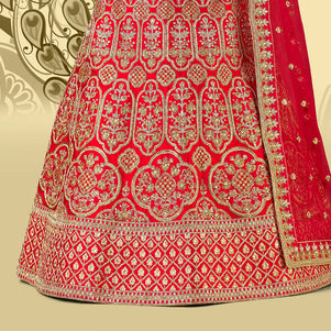 Laxmipati LH-070 Elegant Red Lehenga