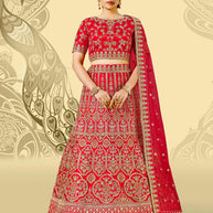Laxmipati LH-070 Elegant Red Lehenga