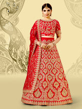 Laxmipati LH-075 Luxe Red Lehenga