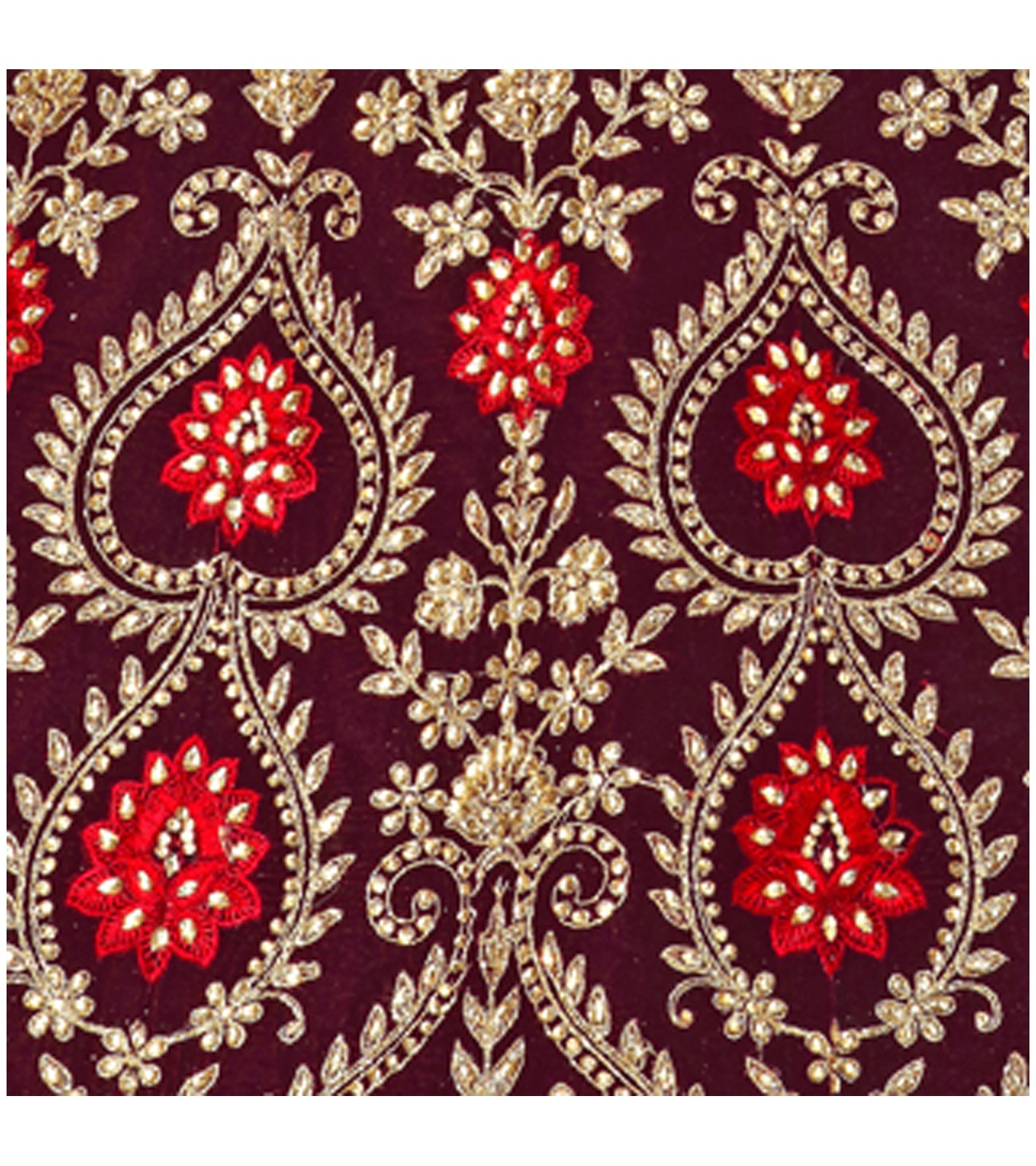 Laxmipati LH-080 Royal Maroon Lehenga