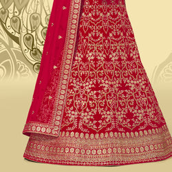 Laxmipati LH-086 Luxurious Red Lehenga